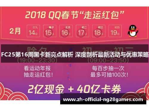 FC25第16周黑卡新亮点解析 深度剖析最新活动与优惠策略